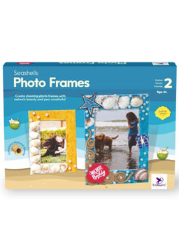 TOYKRAFTT - Seashell Photo Frame & Fridge Magnet DIY Kit (7-12 Years)