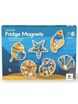 TOYKRAFTT - Seashell Mosaic Fridge Magnet DIY Kit (7-12 Years)