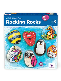 TOYKRAFTT - DIY Rock Painting Kit - Rocking Rocks (4-7 Years)