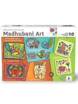 TOYKRAFTT - Madhubani Art & Craft Kit - Indian Art Forms (7-12 Years)