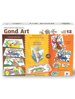TOYKRAFTT - Gond Art & Craft Kit - Indian Art Forms (7-12 Years)