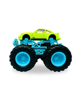 Tak Tak Toys - 1:64 Die-Cast Off Road Monster Car - 11 (Green/Blue) (3 Years)