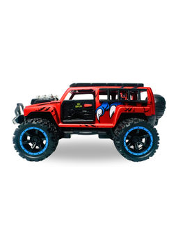 Tak Tak Toys - 1:32 Die-Cast Off Road Monster Car - 4 Seater - Red (3 Years)