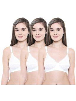 Bodycare - Pack of 3 Perfect Coverage Bra In White Colour