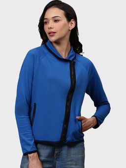 Campus Sutra - Blue Solid Jacket