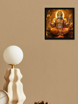 DecorTwist - Wall Poster Framed Lord Kuber Maharaj Wall Painting