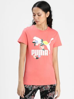 Puma - CG Graphic Women Pink T-Shirt