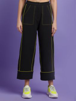 Zink London - Zink Z Womens Black Solid Pants