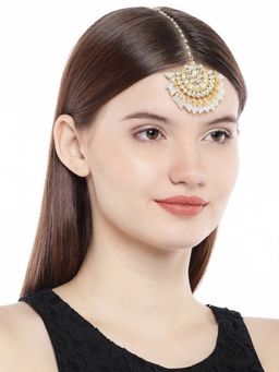 Accessher - Gold Brass Maangtikka