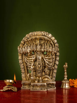 Ekaa Handicrafts - Lord Vishnu Dashavtar Brass Statue