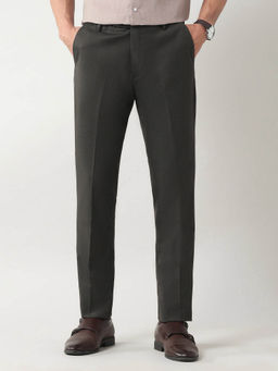Arrow - Mid Rise Slim Fit Trouser Black