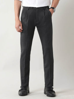 Arrow - Slim Fit Dobby Weave Trouser Grey