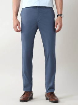 Arrow - Mid Rise Slim Fit Trouser Blue
