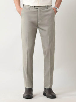 Arrow - Slim Fit Textured Trouser Brown