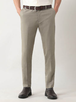 Arrow - Mid Rise Slim Fit Trouser Beige