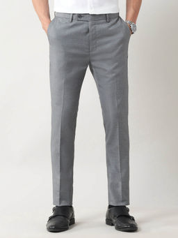 Arrow - Slim Fit Dobby Weave Trouser Grey
