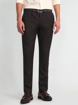 Arrow - Tapered Fit Twill Trouser Brown