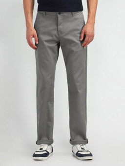 Arrow Sports - Regular Fit Inner Web Detailed Trouser Grey