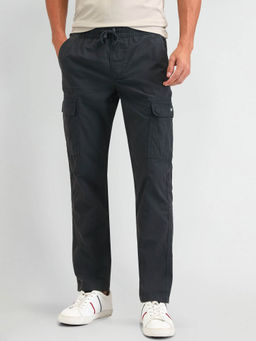 U.S. Polo Assn. Denim Co. - Straight Fit Textured Trouser Grey