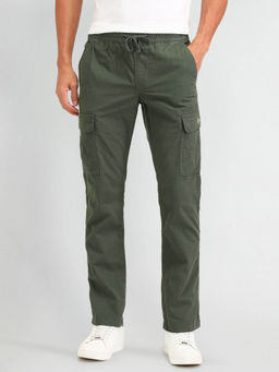 U.S. Polo Assn. Denim Co. - Straight Fit Textured Trouser Green