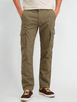 U.S. Polo Assn. Denim Co. - Straight Fit Textured Trouser Beige