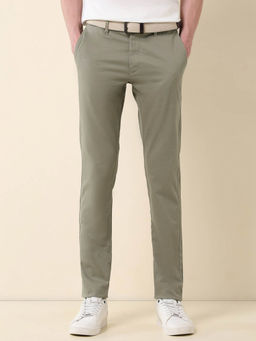 U.S. POLO ASSN. - Textured Austin Slim Fit Twill Trouser Green