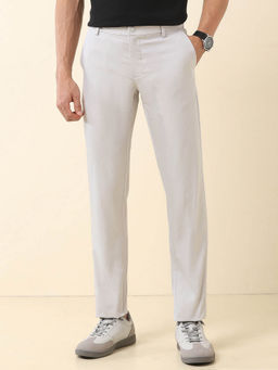 U.S. POLO ASSN. - Solid Denver Slim Fit Trouser Grey