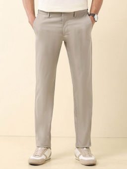 U.S. POLO ASSN. - Solid Denver Slim Fit Trouser Beige