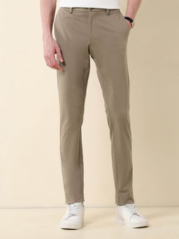 U.S. POLO ASSN. - Solid Austin Slim Fit Twill Trouser Brown
