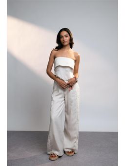 Style Junkiie - Summer Ivory Paisley Pants