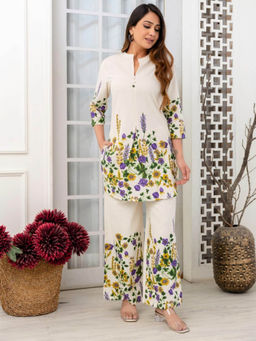 Atha Fashion - Off White Basant Bliss Co-Ord Set