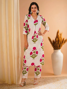 Atha Fashion - Rosalie Bloom Kurta with Pant