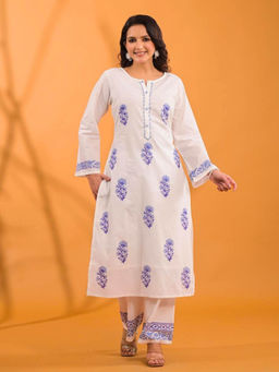 Atha Fashion - Blue Vara Kurta with Pant