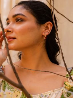 JEWELZ - Western Style Dangle and Drop Stone Studded Earrings for Girls and Women
