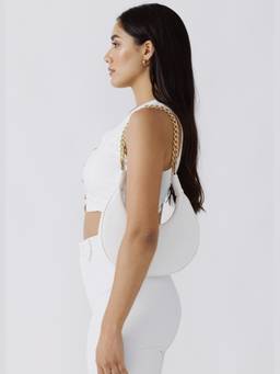 NEF'S Finds - White Gelato Moon Bag