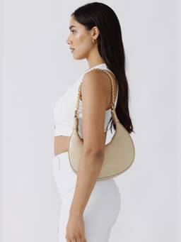 NEF'S Finds - Beige Gelato Moon Bag