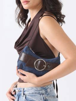 NEF'S Finds - Blue Jackie Denim Mini Bag