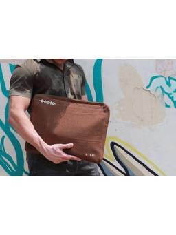 Rangsutra - Brown Nivara Laptop Sleeve