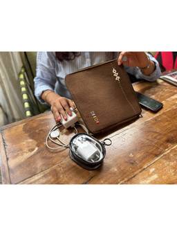 Rangsutra - Brown Nivara Gadget Bag
