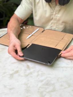 Rangsutra - Navy Blue Nivara Ipad Sleeve