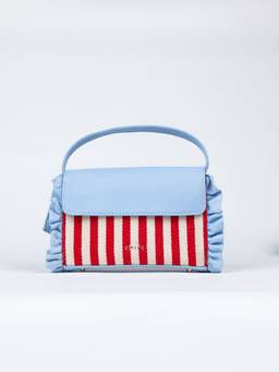 SWIRL - Blue Poppins Riviera Pouch
