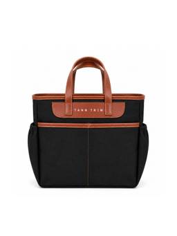 Tann Trim - Black The Tiffyn Tote Bag