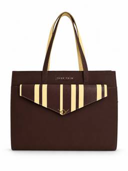 Tann Trim - Brown The Toffee Tote bag