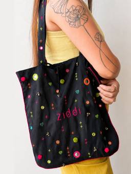 Ziddi - Black Ziddi Tote Bag