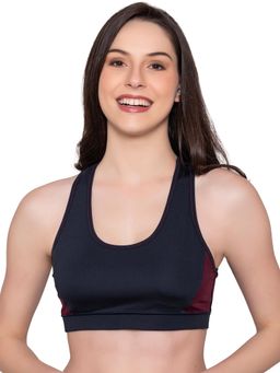 Bonjour - Women's Wire Free Padded Cotton Full Coverage Sports Bra