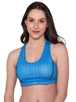 Bonjour - Women's Wire Free Padded Cotton Full Coverage Sports Bra