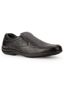 Bata - Solid Black Formal Shoes