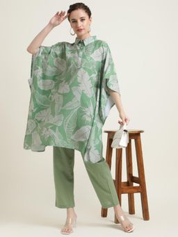 Zari Jaipur - Cotton Blend Print Co-Ord (Set of 2)