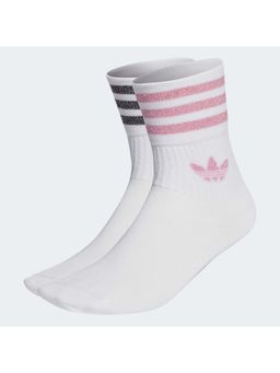 adidas Originals - Women White Glt Crew Sck Socks (Pack of 2)