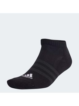 adidas - Unisex Black Cushioned Sportswear Low-Cut Socks